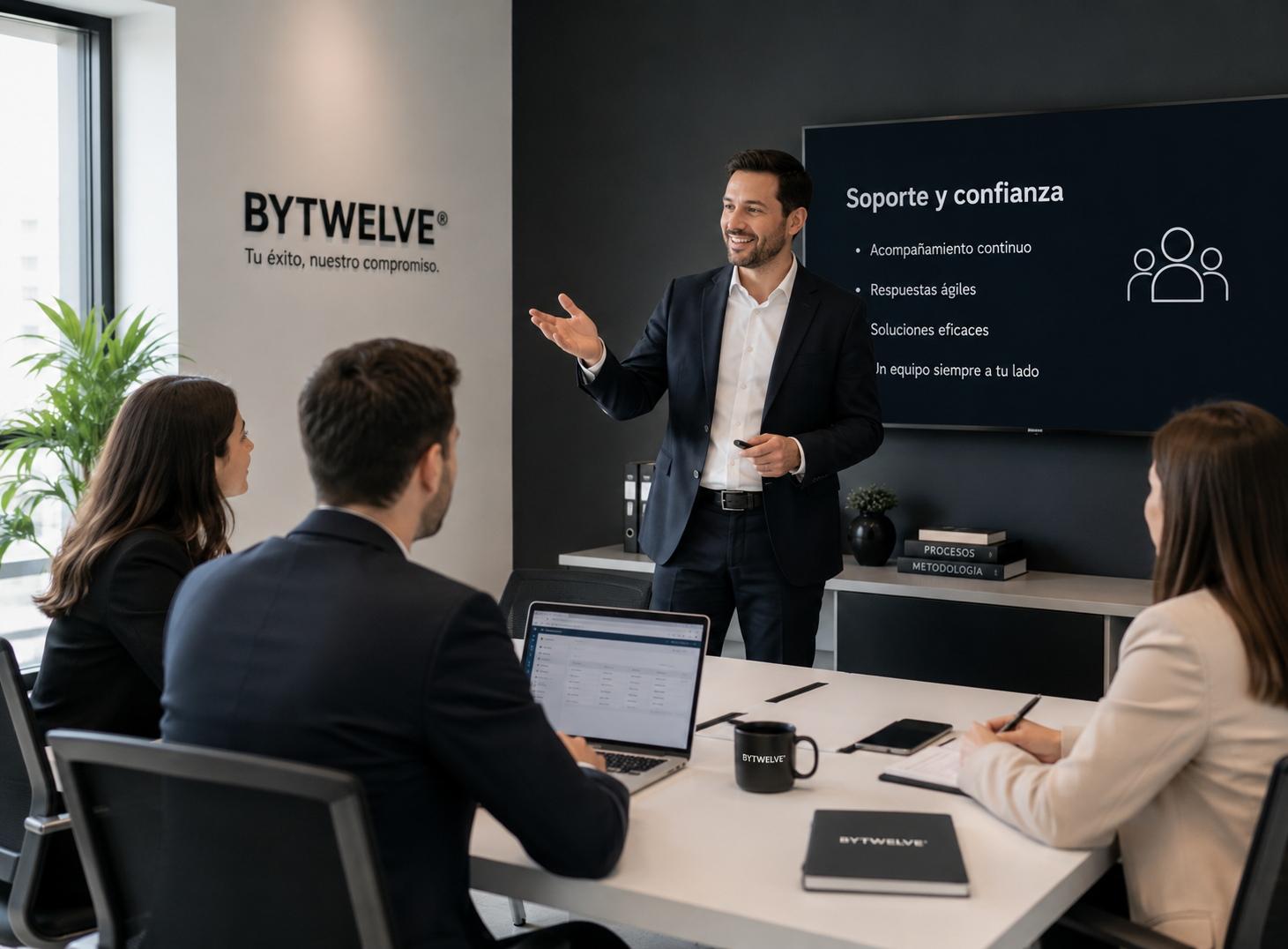 By twelve Tu exito. nuestro compromiso